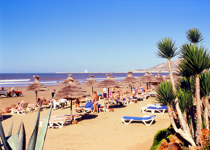 Пляжный курорт в Марокко